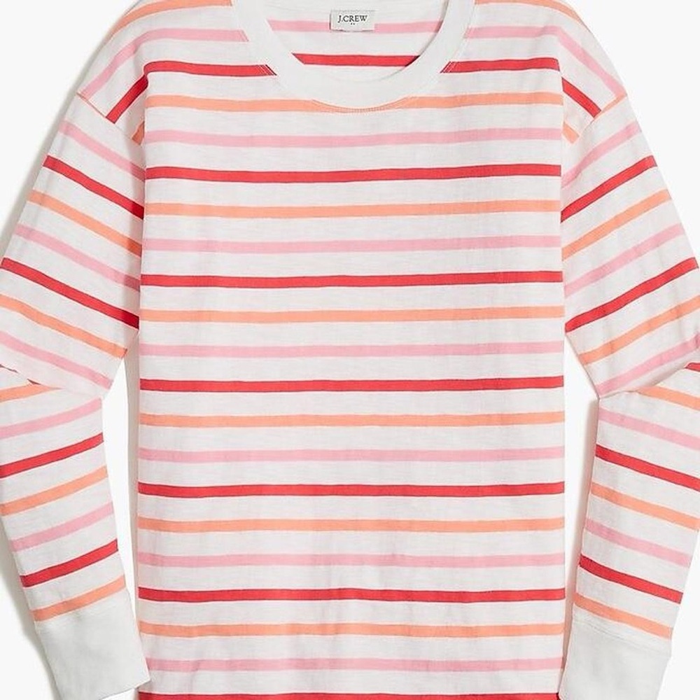 J-Crew Stripped long sleeve top